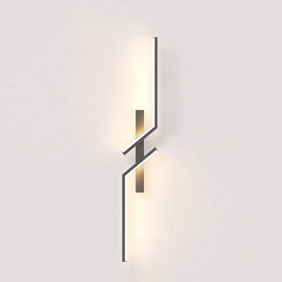 Modern Minimalist Linear Hardware Aluminum LED Wall Sconce Lamp For Hallway
