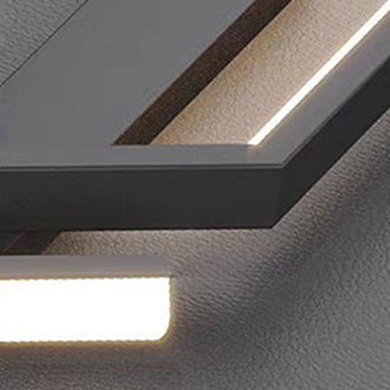 Modern Minimalist Linear Hardware Aluminum LED Wall Sconce Lamp For Hallway