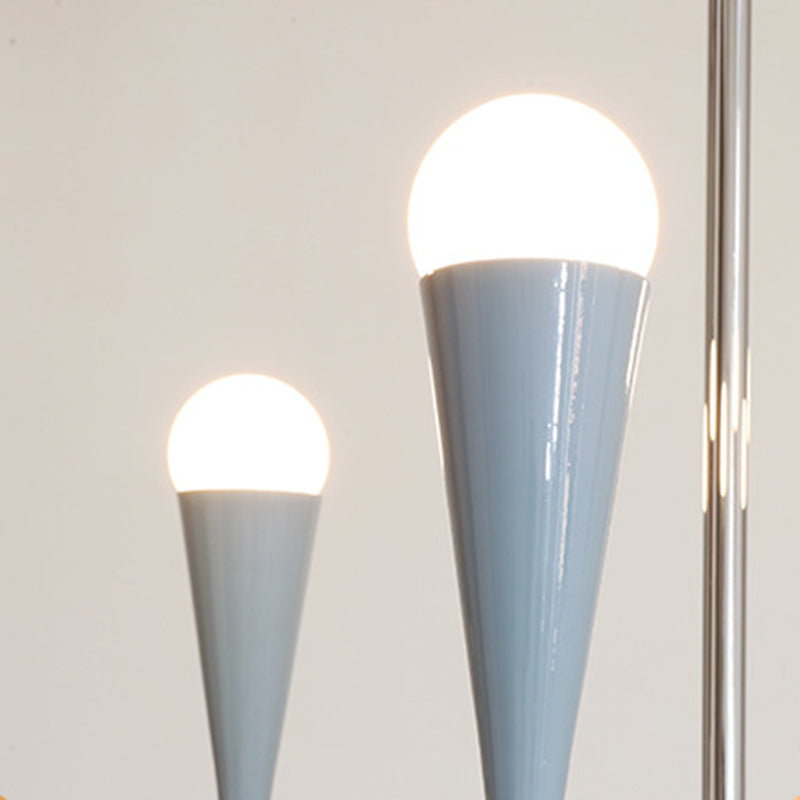 Modern Minimalist Tree Branch Iron Carbon Steel 6/9/12-Light Chandelier For Living Room