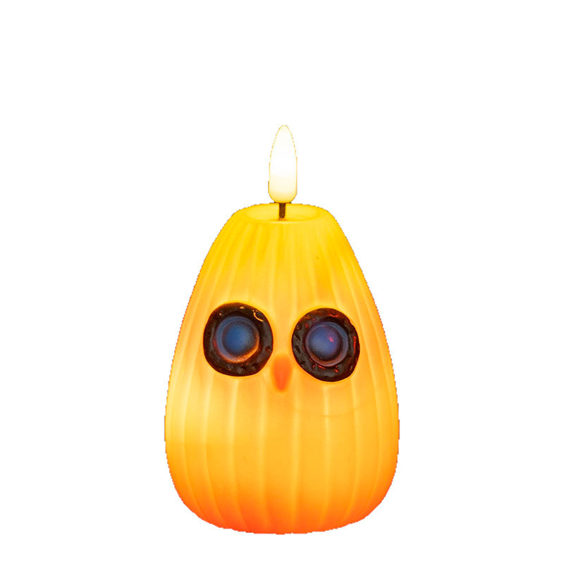 Contemporary Creative Halloween Owl PVC LED Kids Decorative Night Light For Bedroom