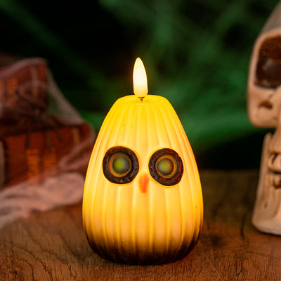 Contemporary Creative Halloween Owl PVC LED Kids Decorative Night Light For Bedroom