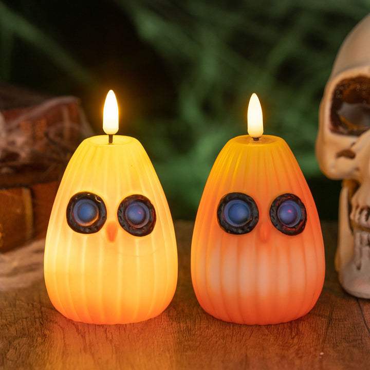 Veilleuse décorative moderne en PVC avec LED en forme de chouette pour Halloween, pour enfants, pour chambre à coucher 