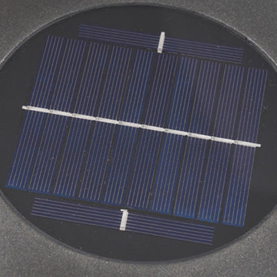 Moderne minimalistische wasserdichte Solar-Edelstahl-ABS-Runde-LED-Landschaftsbeleuchtung Außenleuchte für Außenpatio 