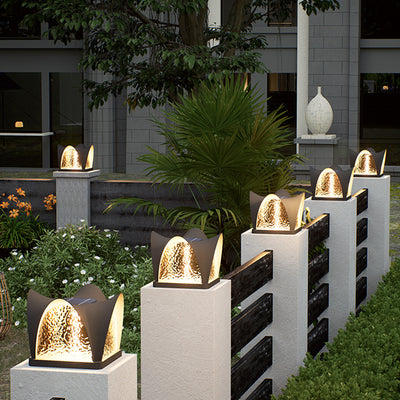 Moderne minimalistische wasserdichte Solar-Edelstahl-ABS-Runde-LED-Landschaftsbeleuchtung Außenleuchte für Außenpatio 