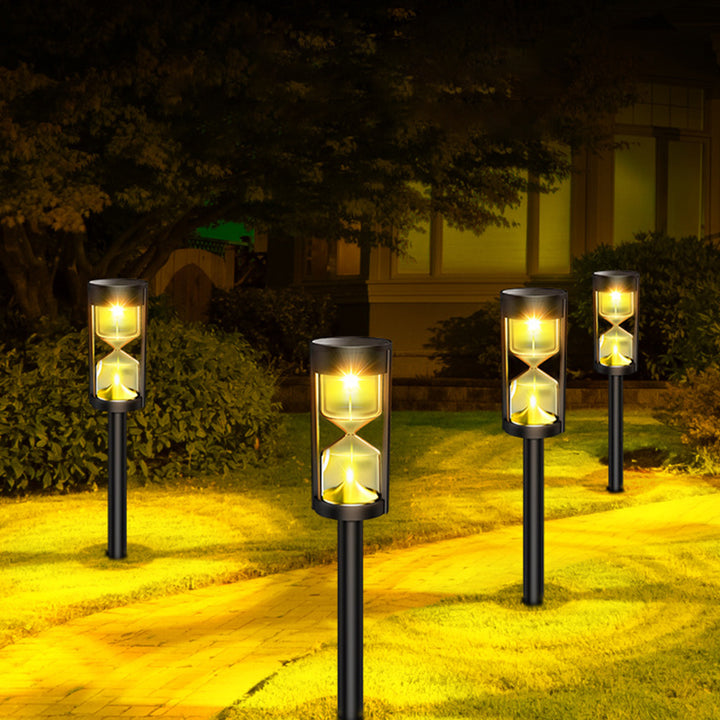 Lumière extérieure linéaire LED solaire étanche en ABS PC Art Déco moderne pour jardin 