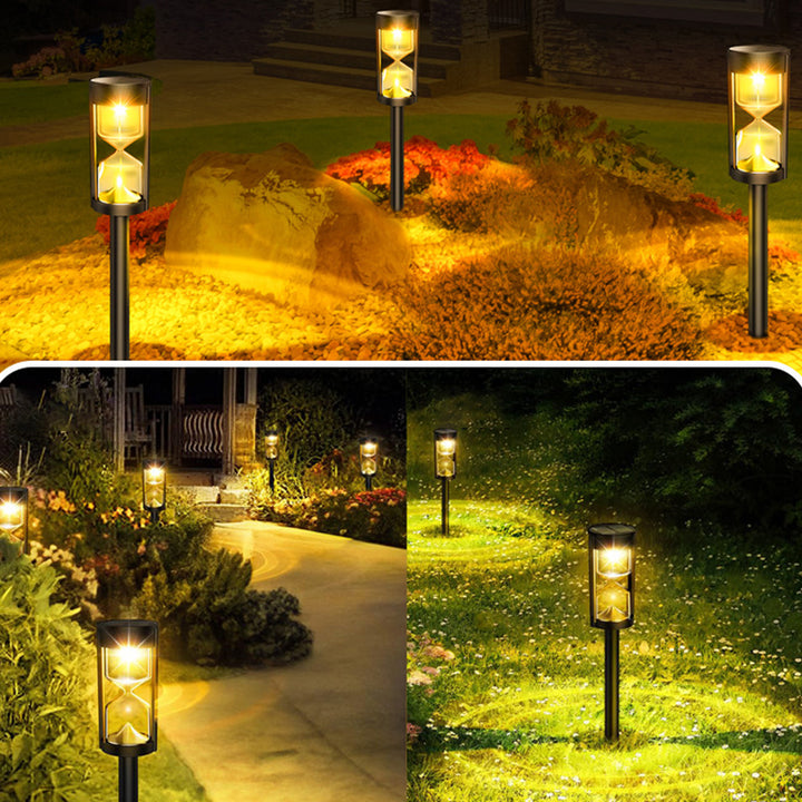 Lumière extérieure linéaire LED solaire étanche en ABS PC Art Déco moderne pour jardin 