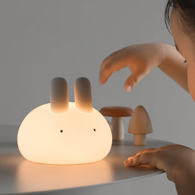 Modern Art Deco ABS Silica Rabbit LED Night Light For Bedroom