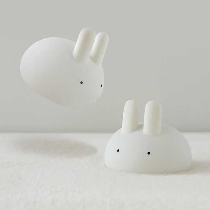 Modern Art Deco ABS Silica Rabbit LED Night Light For Bedroom