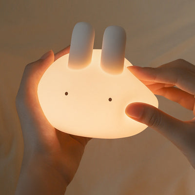 Modern Art Deco ABS Silica Rabbit LED Night Light For Bedroom