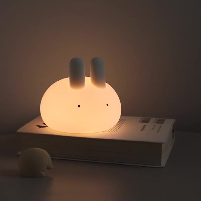Modern Art Deco ABS Silica Rabbit LED Night Light For Bedroom