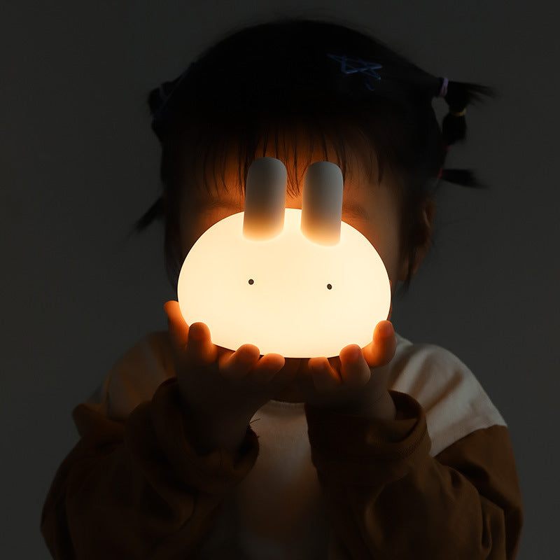 Modern Art Deco ABS Silica Rabbit LED Night Light For Bedroom