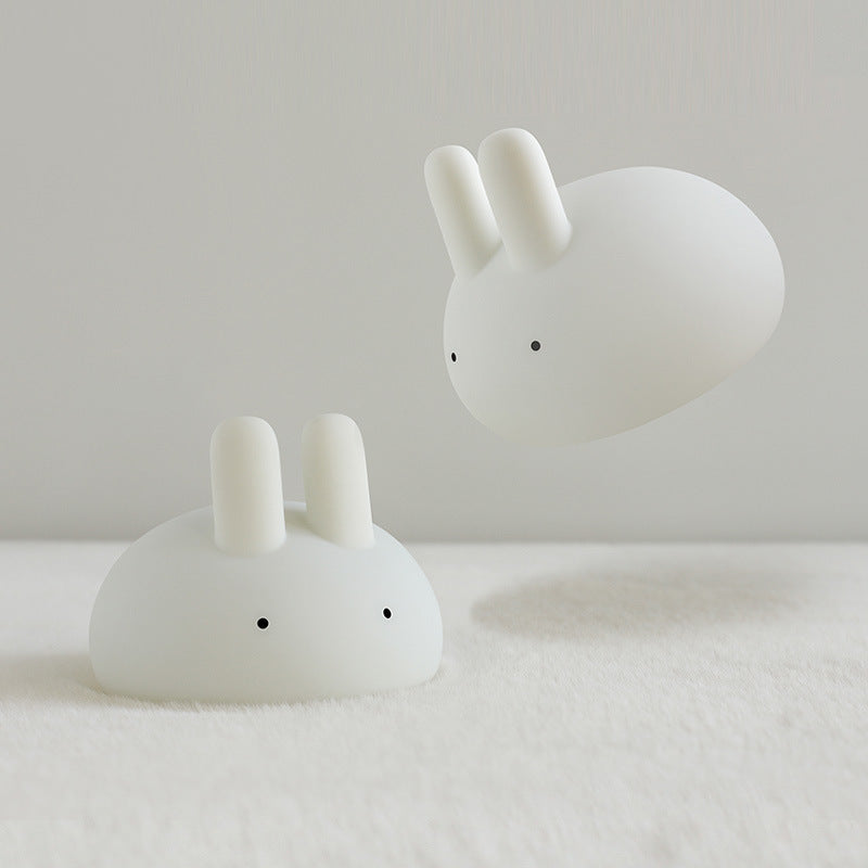 Modern Art Deco ABS Silica Rabbit LED Night Light For Bedroom