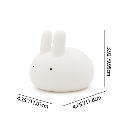 Modern Art Deco ABS Silica Rabbit LED Night Light For Bedroom