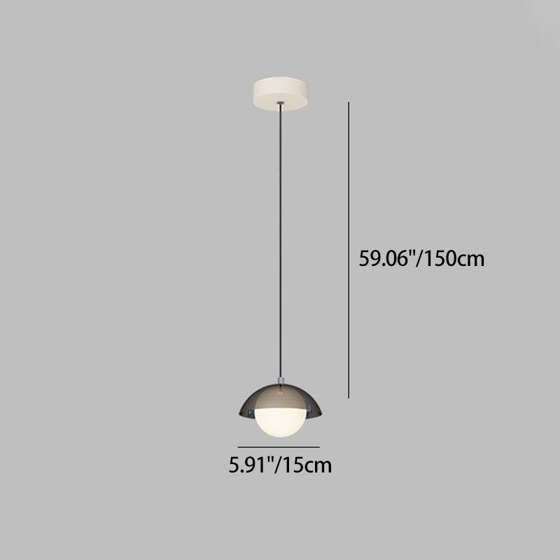 Modern Minimalist Iron Acrylic Round Linear LED Chandelier For Dining Room