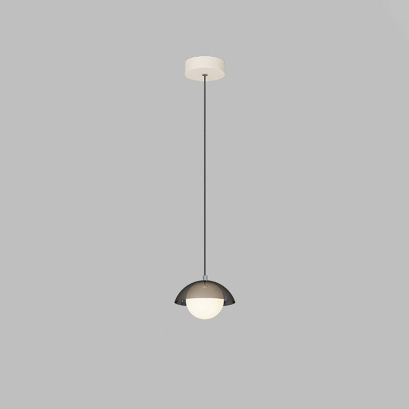 Modern Minimalist Iron Acrylic Round Linear LED Chandelier For Dining Room