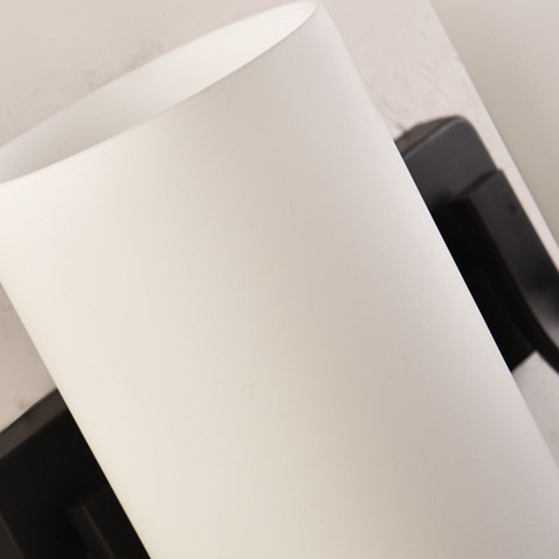 Moderne minimalistische Eisen-Glas-Lineare 1/2 Licht-Wandleuchte für das Schlafzimmer 
