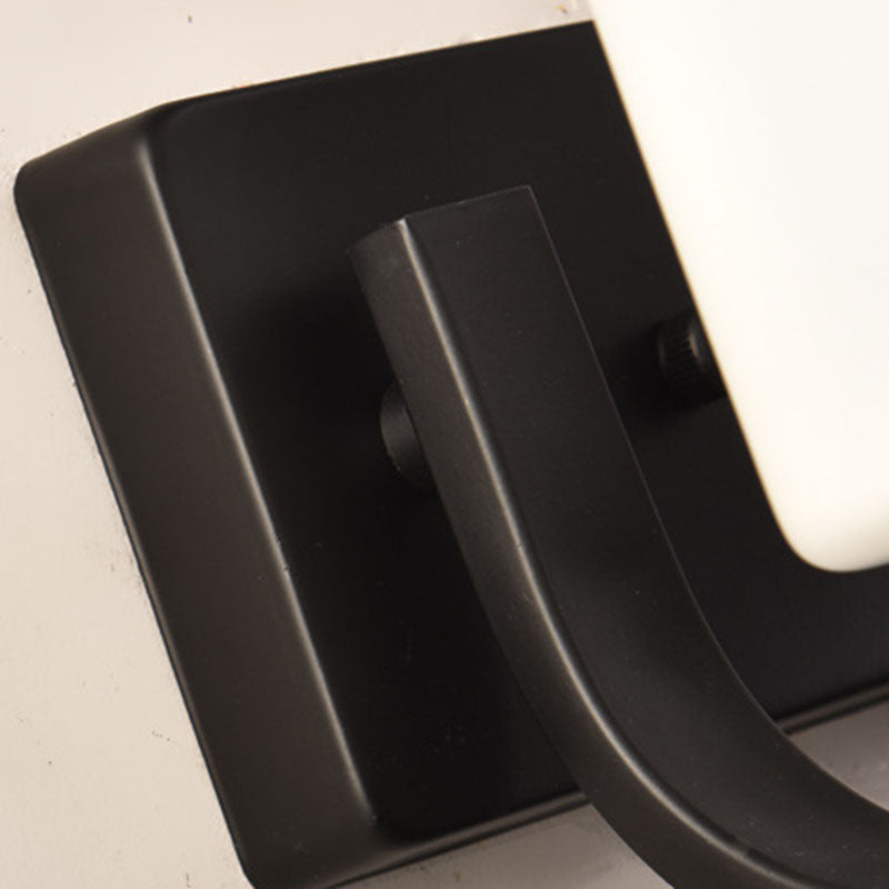 Moderne minimalistische Eisen-Glas-Lineare 1/2 Licht-Wandleuchte für das Schlafzimmer 