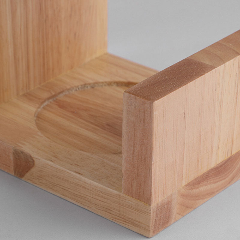 Lampe de table en cire fondue à 2 lumières en bois de fer japonais traditionnel pour chambre 