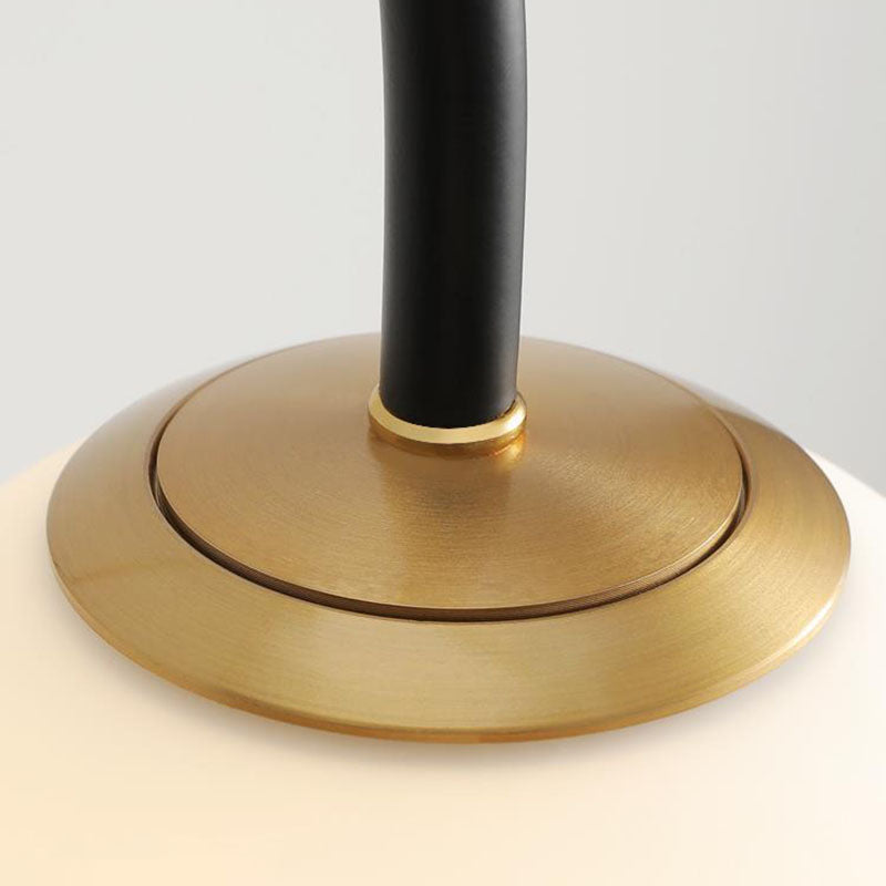 Contemporary Scandinavian Iron Glass Long Stick 1-Light Wall Sconce Lamp For Living Room