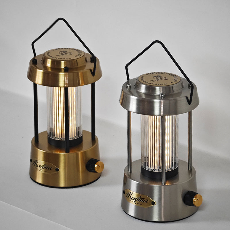 Contemporary Industrial Metal Acrylic Copper Linear USB LED Table Lamp for Home Office