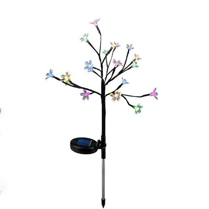 Lumière Paysage LED Fleur Moderne Art Déco Étanche Solaire Cuivre Fer PVC Acier Pour Jardin 