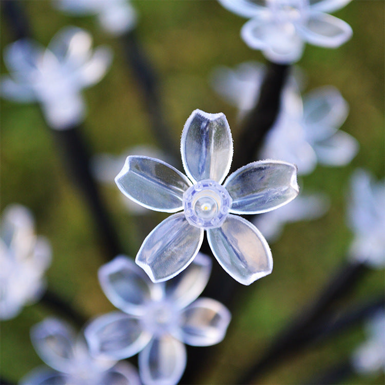 Lumière Paysage LED Fleur Moderne Art Déco Étanche Solaire Cuivre Fer PVC Acier Pour Jardin 