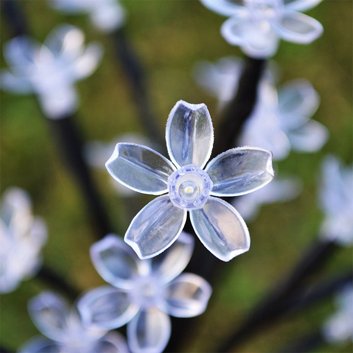 Lumière Paysage LED Fleur Moderne Art Déco Étanche Solaire Cuivre Fer PVC Acier Pour Jardin 