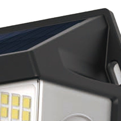 Moderne Art Deco wasserdichte Solar-ABS-PC-Halbkreis-LED-Wandleuchte für die Außenterrasse 