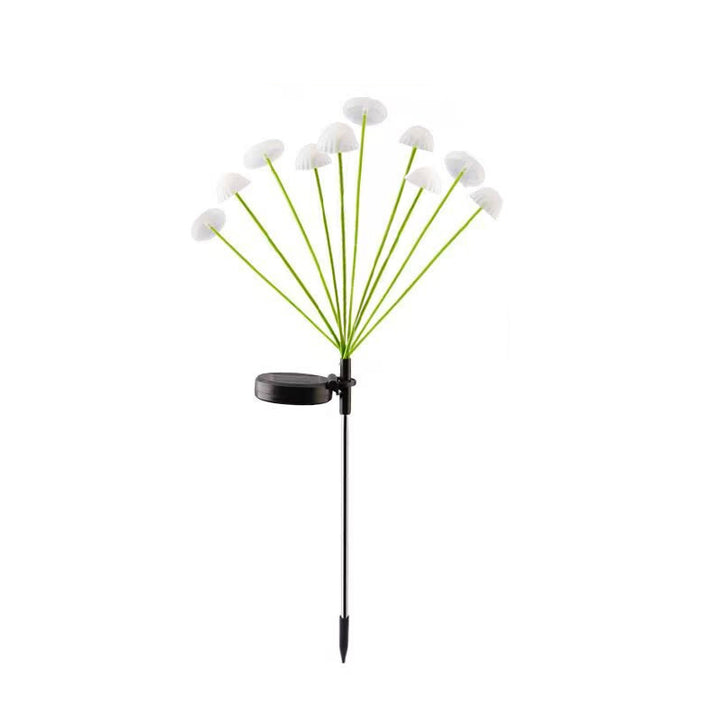 Modern Art Deco Waterproof Solar Stainless Steel ABS Silicone Jellyfish LED Landscape Lighting Outdoor Light For Outdoor Patio