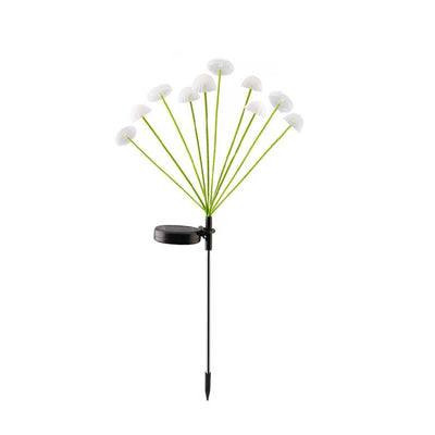 Moderne Art Deco wasserdichte Solar-Edelstahl-ABS-Silikon-Quallen-LED-Landschaftsbeleuchtung Außenleuchte für Außenpatio 