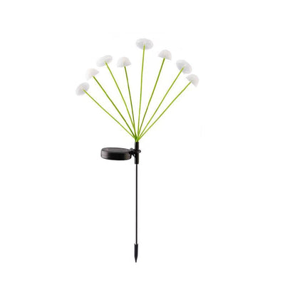 Moderne Art Deco wasserdichte Solar-Edelstahl-ABS-Silikon-Quallen-LED-Landschaftsbeleuchtung Außenleuchte für Außenpatio 