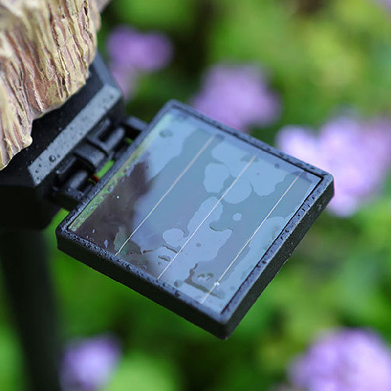 Moderne Art Deco wasserdichte Solar-PP-Harz-Vogeldekorative LED-Landschaftsbeleuchtung Außenleuchte für den Garten 