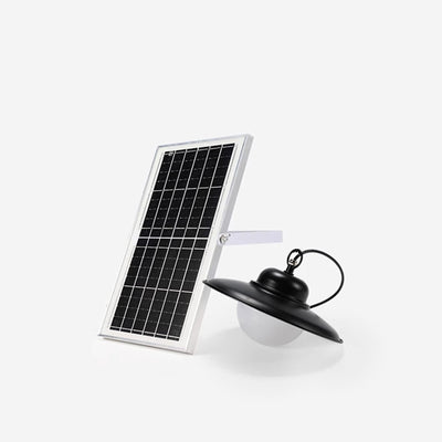 Contemporary Industrial Waterproof Solar Aluminum PC Round LED Pendant Light For Garden