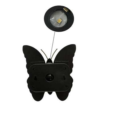 Moderne Art Deco Wasserdichte Solar-ABS-Kunststoff-Schmetterlings-LED-Wandleuchte Für Den Außenbereich 