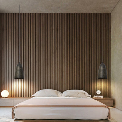 Traditional Japanese Steel Iron Round 1-Light Pendant Light For Bedroom