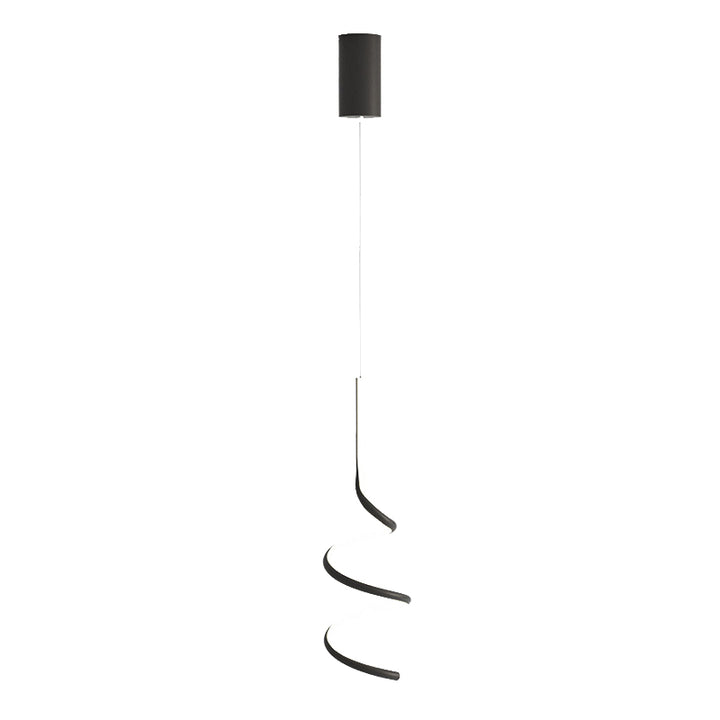 Modern Minimalist Aluminum Iron Square LED Pendant Light For Bedroom