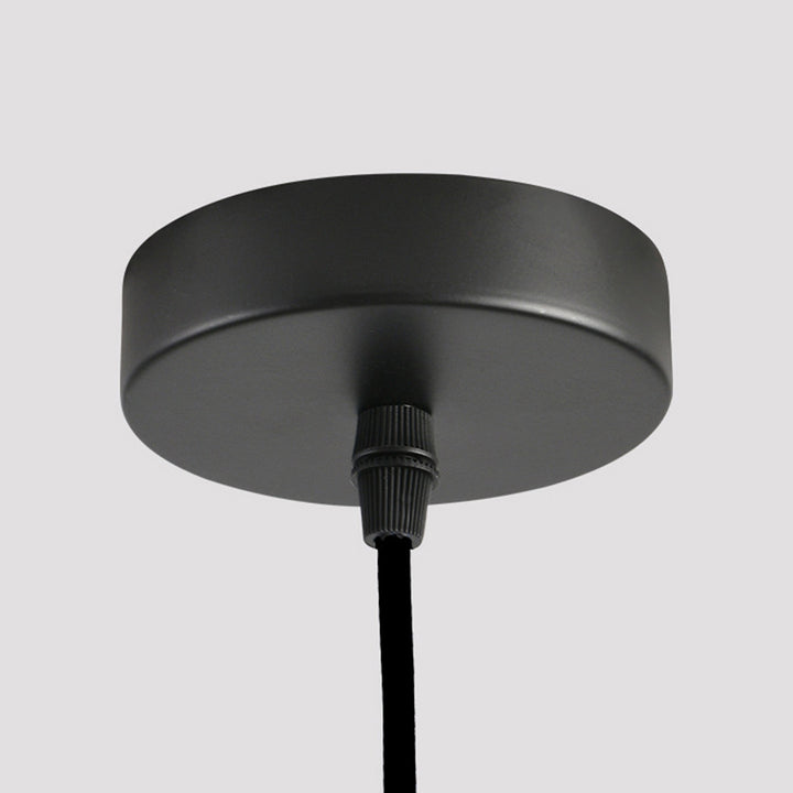 Contemporary Scandinavian Cotton Iron Flower High-Density Sound Absorption And Noise Reduction 1-Light Pendant Light For Dining Room