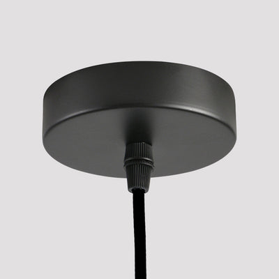 Contemporáneo Escandinavo Algodón Hierro Flor Alta Densidad Absorción de Sonido y Reducción de Ruido Lámpara Colgante de 1 Luz Para Comedor 