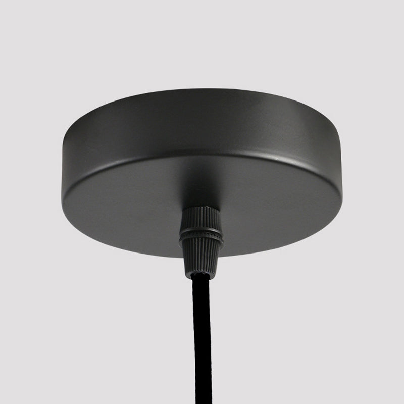 Contemporáneo Escandinavo Algodón Hierro Flor Alta Densidad Absorción de Sonido y Reducción de Ruido Lámpara Colgante de 1 Luz Para Comedor 