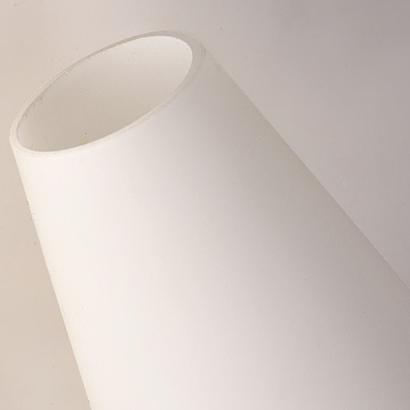 Lámpara de pared contemporánea escandinava de madera y vidrio para helado de 1 luz para dormitorio 
