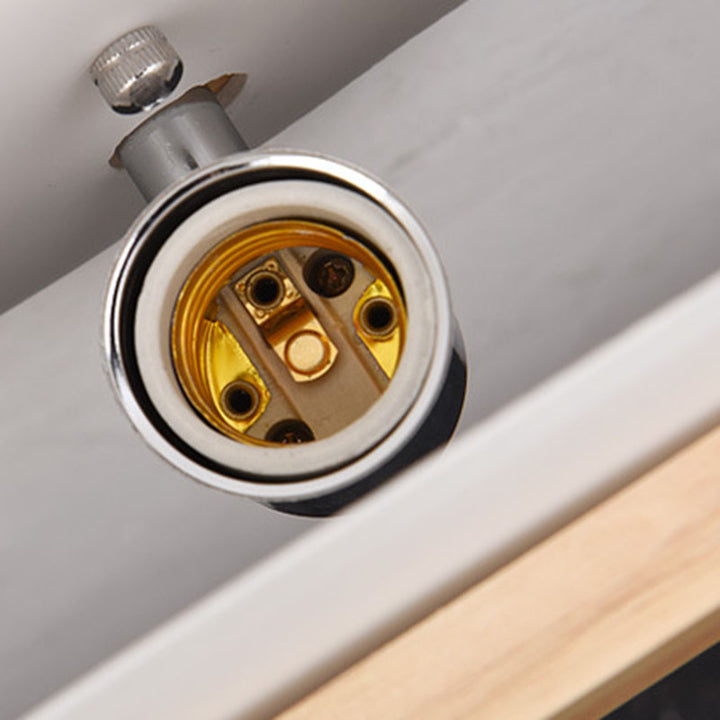 Lampe murale carrée en bois et verre minimaliste moderne à 1 lumière pour chambre 