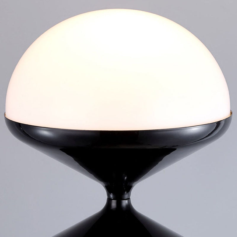 Zeitgenössische skandinavische Eisen-Acryl-Creme-Runde 1-Licht Stehlampe für das Schlafzimmer 