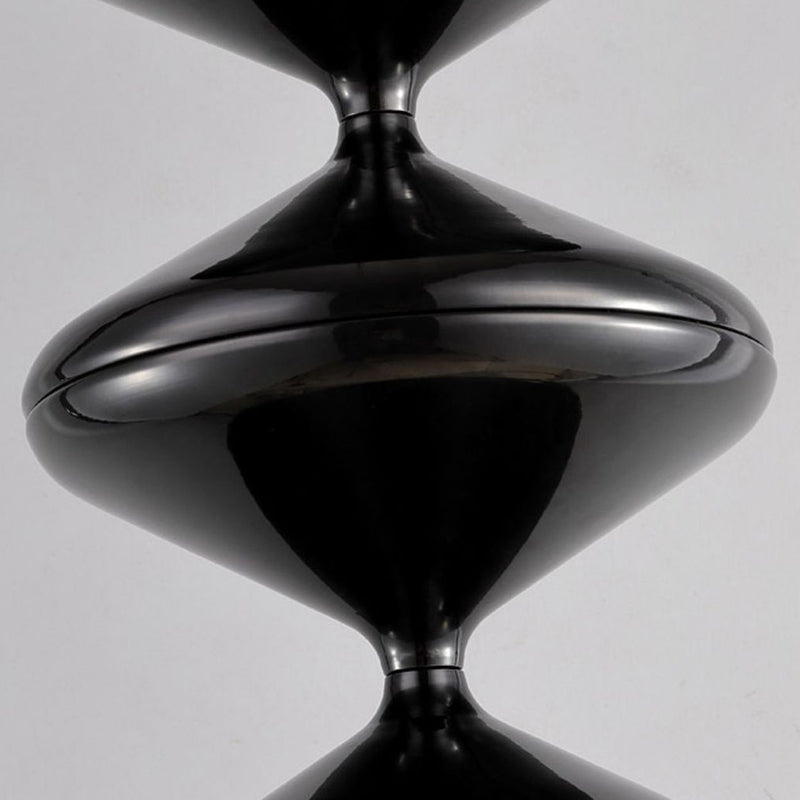 Zeitgenössische skandinavische Eisen-Acryl-Creme-Runde 1-Licht Stehlampe für das Schlafzimmer 