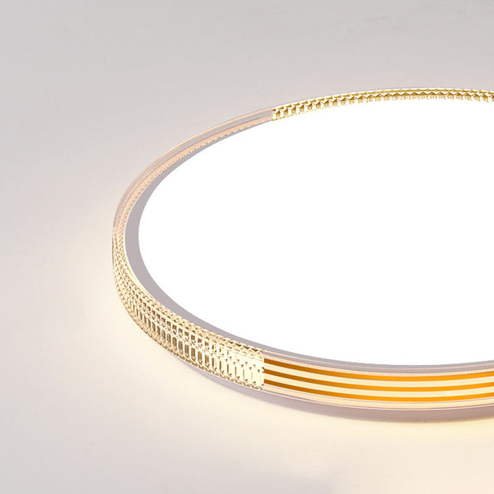 Moderne minimalistische Metall-Acryl-runde quadratische LED-Deckenleuchte für das Wohnzimmer 