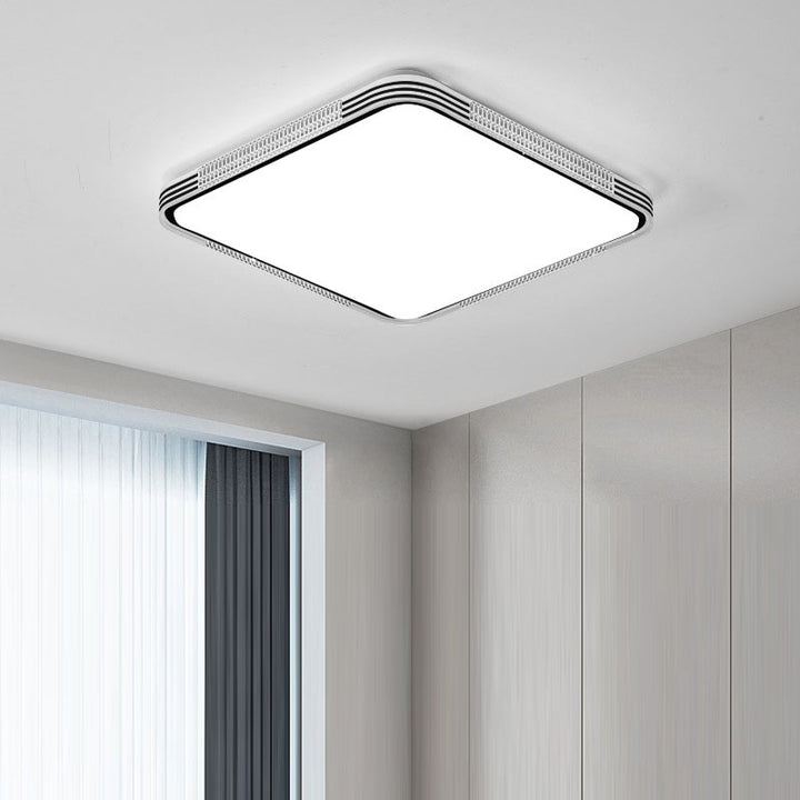 Moderne minimalistische Metall-Acryl-runde quadratische LED-Deckenleuchte für das Wohnzimmer 