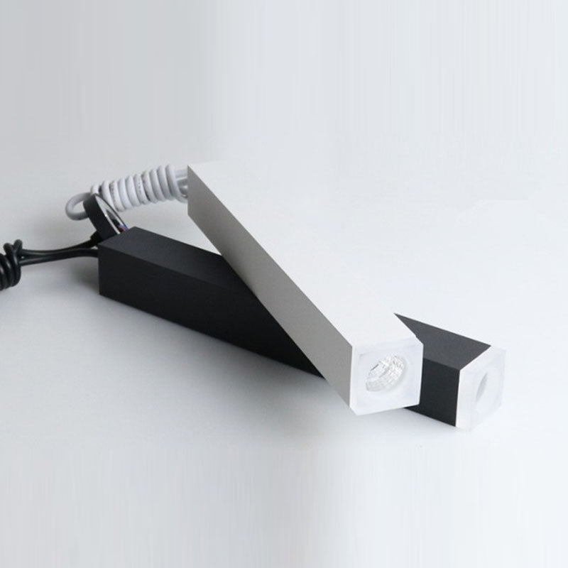 Lámpara colgante lineal LED de vidrio y aluminio minimalista moderna para sala de estar 