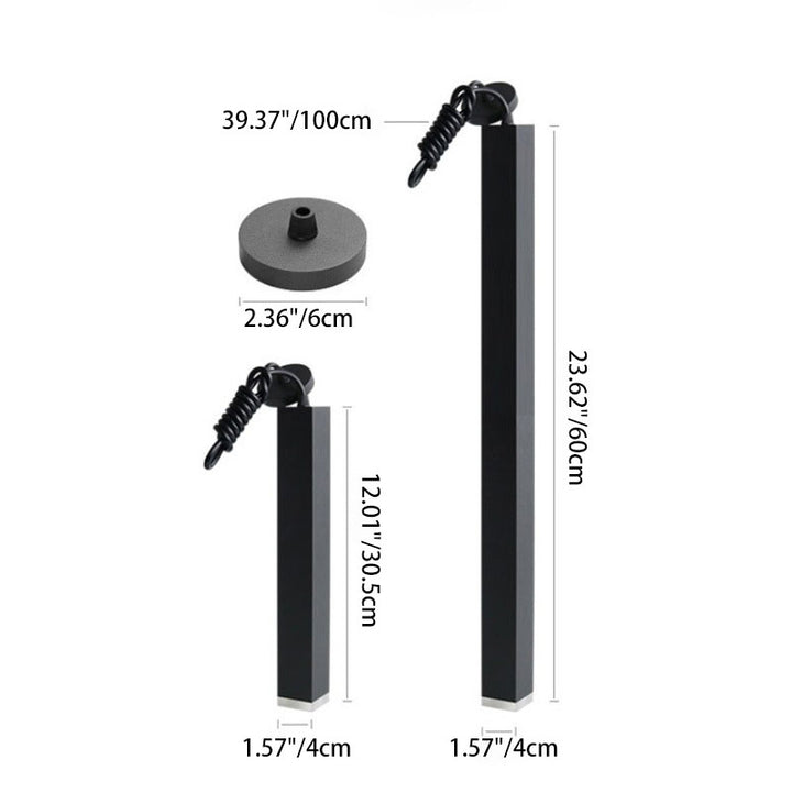 Lámpara colgante lineal LED de vidrio y aluminio minimalista moderna para sala de estar 