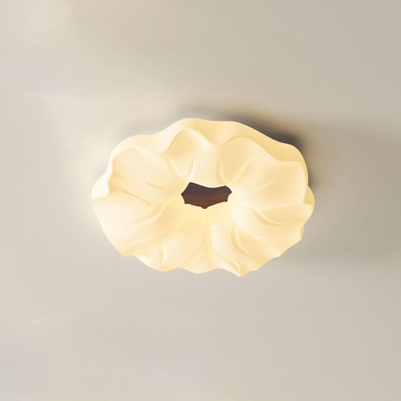 Plafonnier contemporain scandinave en fer PE avec LED pour salon 
