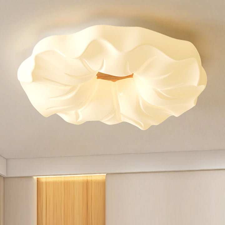 Plafonnier contemporain scandinave en fer PE avec LED pour salon 