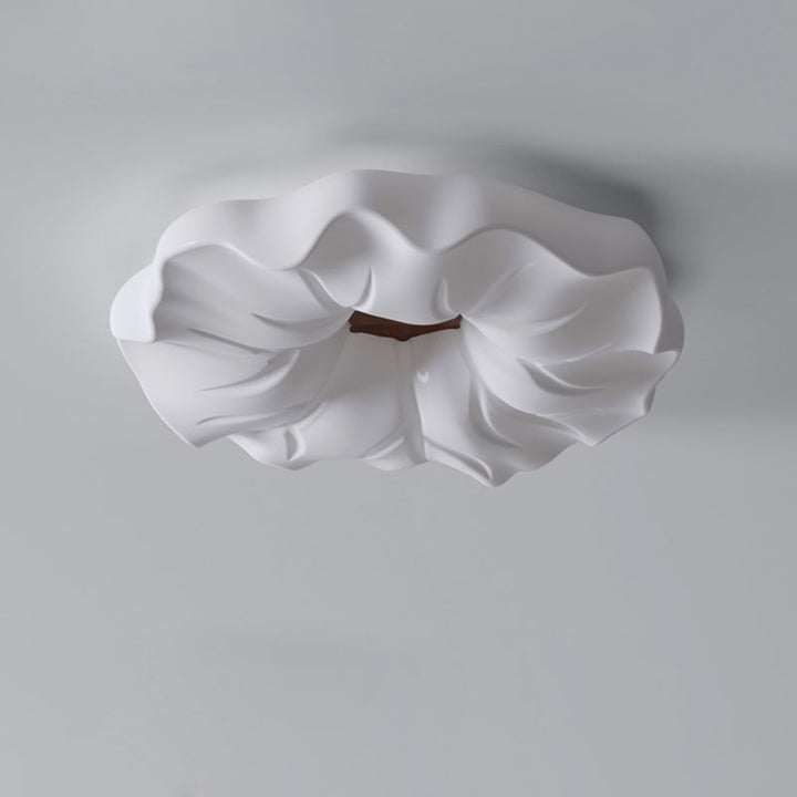 Plafonnier contemporain scandinave en fer PE avec LED pour salon 
